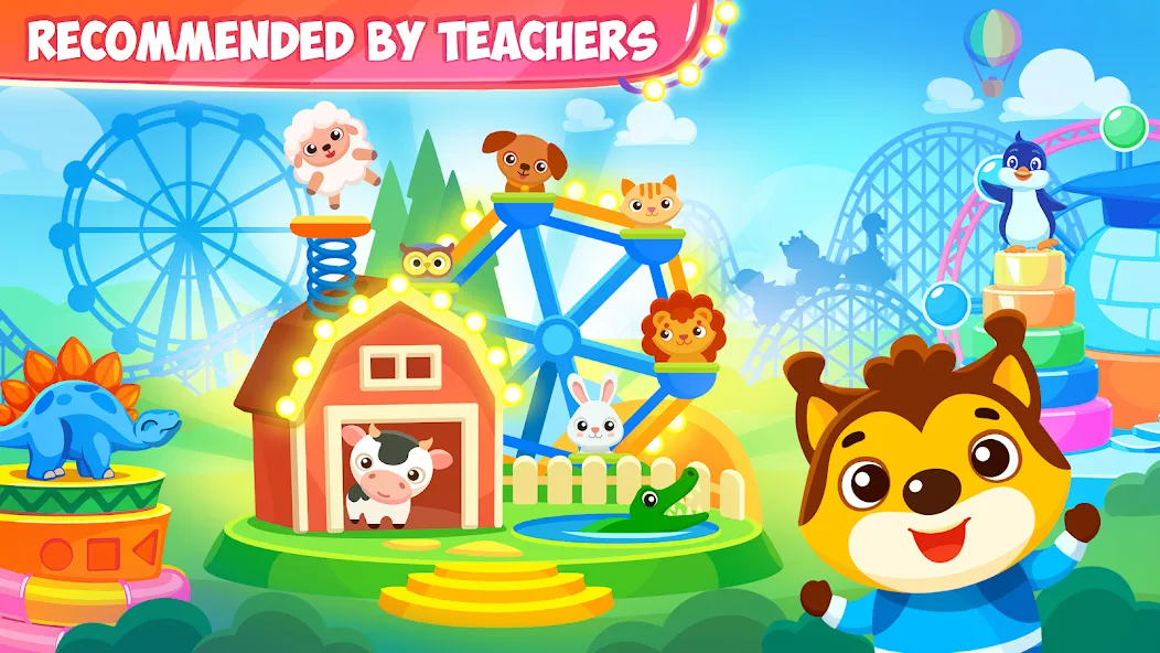 Взломанная Games for kids 3 years old на Андроид — Все уровни разблокированы — скриншот 1