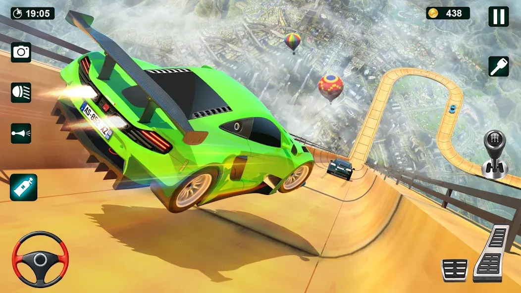 Скачать GT Car Stunt 3D: Ramp Car Game — Модификация Много денег — скриншот 5