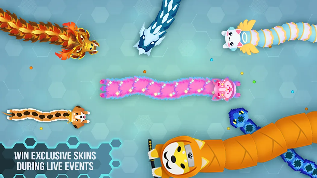 Скачать Snake.io - Fun Snake .io Games — Последняя версия (Много денег) — скриншот 3