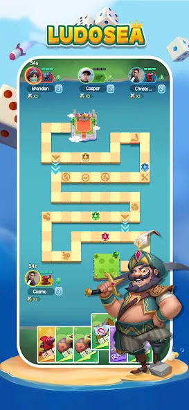 Скачать LudoSea MOD APK — Много денег — скриншот 2