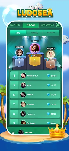 Скачать LudoSea MOD APK — Много денег — скриншот 5