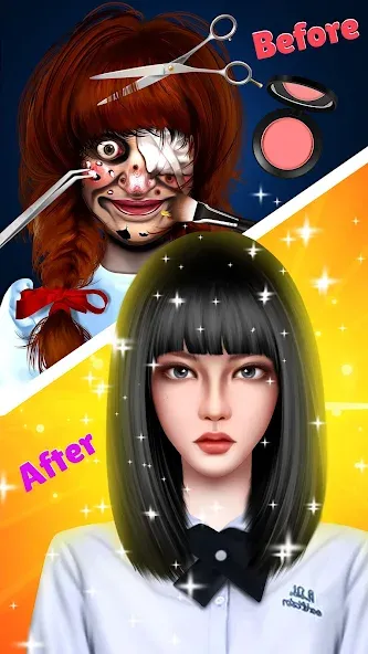 Взломанная Makeup Salon: Makeover ASMR на Андроид — Много денег и без рекламы — скриншот 5
