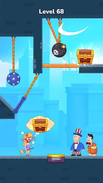 Cut Master: Fun Rope Cut Game — Без рекламы — скриншот 2