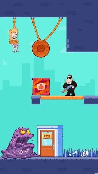 Cut Master: Fun Rope Cut Game — Без рекламы — скриншот 3
