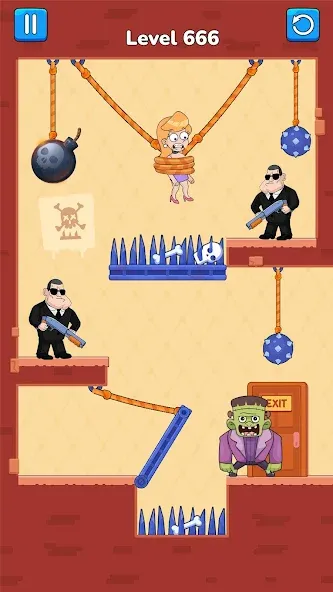 Cut Master: Fun Rope Cut Game — Без рекламы — скриншот 5