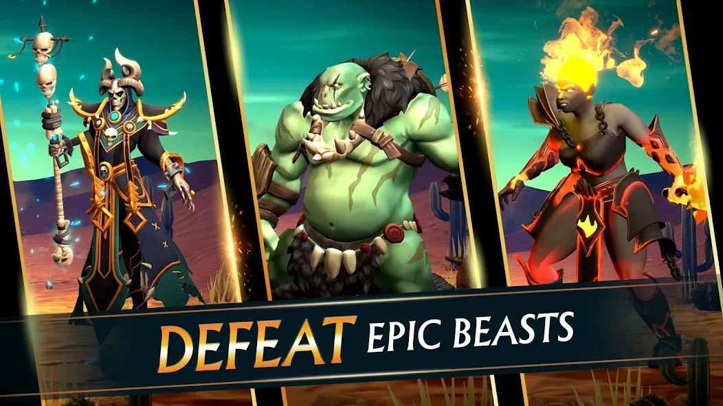 Puzzle Quest 3 - Match 3 RPG MOD — Много денег на Андроид — скриншот 4
