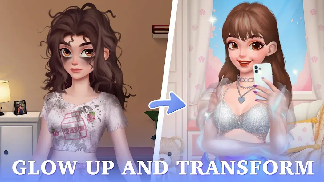 Fantasy Stylist: Match 3 (Мод Бесплатные покупки) — скриншот 1