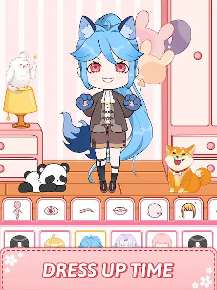 Скачать взломанную Vivi Story - Dress Up Game — Много денег — скриншот 1