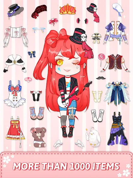 Скачать взломанную Vivi Story - Dress Up Game — Много денег — скриншот 5
