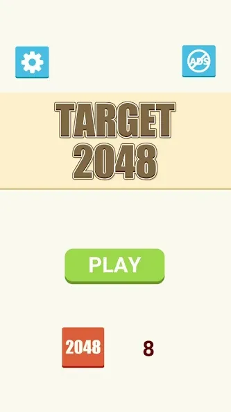 Target 2048 на Андроид — Много денег — скриншот 1