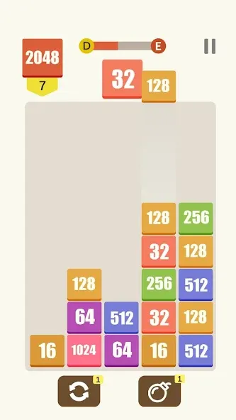 Target 2048 на Андроид — Много денег — скриншот 4