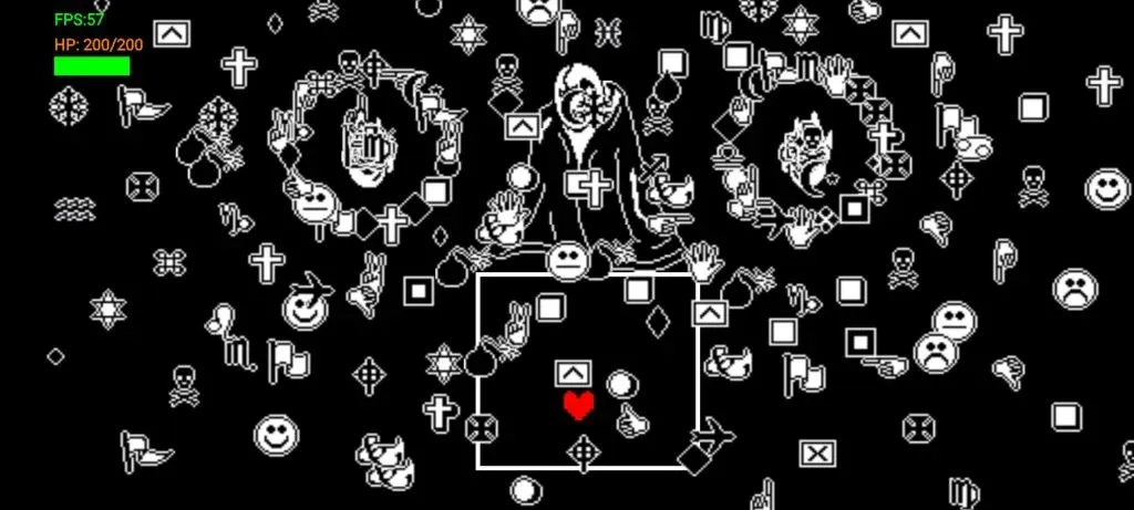 Скачать BattleTale boss fight fangame с модом — Бессмертие — скриншот 3