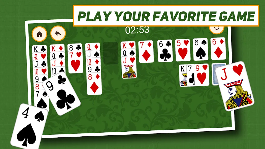 Взлом Klondike Solitaire: Classic — Много денег — скриншот 5