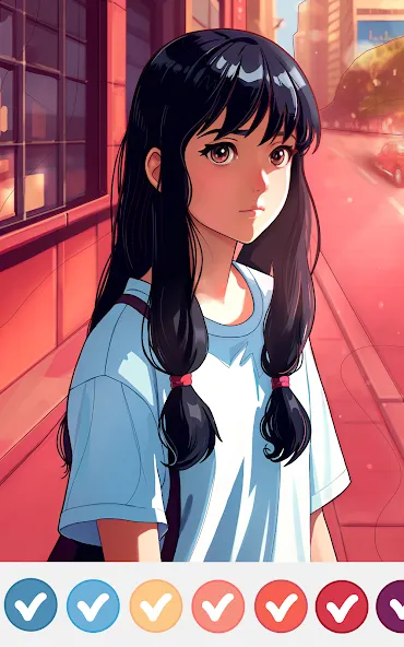 Скачать Anime Manga Color by Numbers на Android — Много денег и без рекламы — скриншот 3 Скачать Anime Manga Color by Numbers на Android — Много денег и без рекламы — скриншот 3