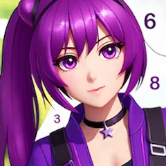 Скачать Anime Manga Color by Numbers на Android — Много денег и без рекламы
