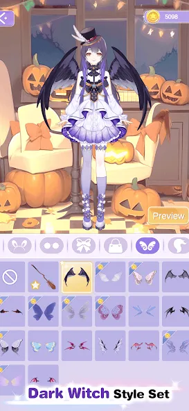 Взломанная Magic Princess: Dress Up Games на Андроид — Много денег — скриншот 5