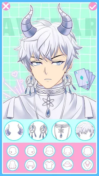 Скачать Anime Avatar Maker 2: Dress Up — Модификация Все открыто — скриншот 4