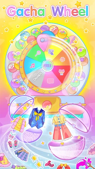 Chibi Doll Dress Up Games MOD — Все открыто на Андроид — скриншот 2