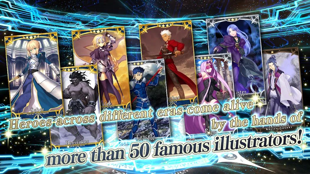 Fate/Grand Order (English) Mod APK Бессмертие и Урон — Скачать на Андроид — скриншот 4