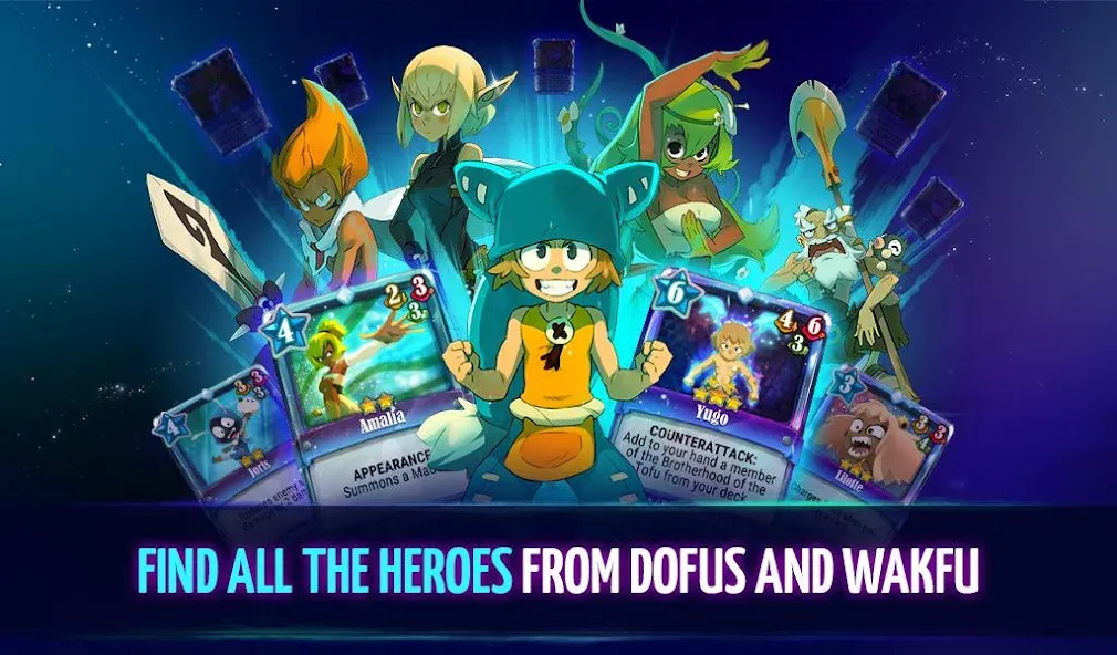 KROSMAGA - The WAKFU Card Game на Андроид — Все карты открыты — скриншот 3