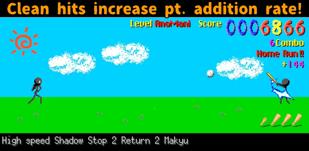 Makyu-san: Casual Batting Game MOD APK на Android — Много денег и без рекламы — скриншот 2