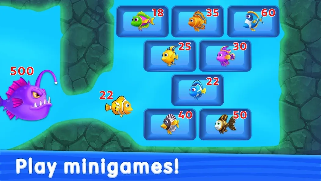Скачать Solitaire TriPeaks: Aquarium на Андроид — Много денег — скриншот 2
