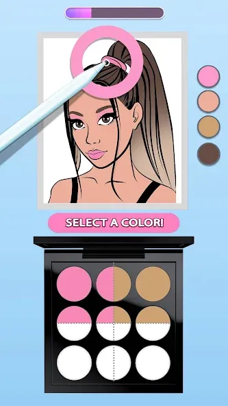 Скачать Makeup Kit - Color Mixing — Все разблокировано — скриншот 2