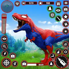 Real Dino Hunting Gun Games — Мод: Много денег