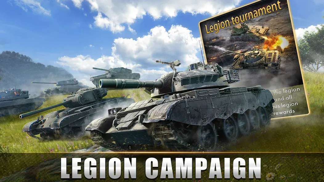 Скачать Tank Warfare: PvP Battle Game с модом — Много денег — скриншот 3