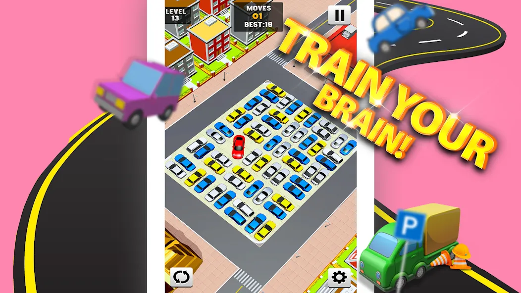 Взломанная Park Master: Car Parking Jam на Андроид — Много денег и без рекламы — скриншот 4 Взломанная Park Master: Car Parking Jam на Андроид — Много денег и без рекламы — скриншот 4