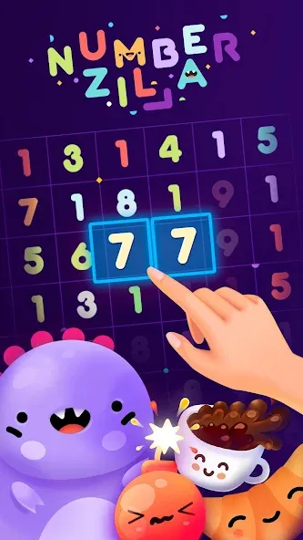 Скачать Numberzilla: Number Match Game на телефон — Много денег и без рекламы — скриншот 1 Скачать Numberzilla: Number Match Game на телефон — Много денег и без рекламы — скриншот 1