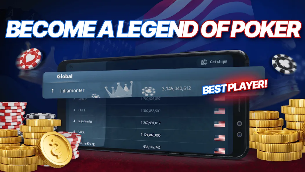 Взлом Appeak Poker – Texas Holdem — Много фишек — скриншот 4 Взлом Appeak Poker – Texas Holdem — Много фишек — скриншот 4