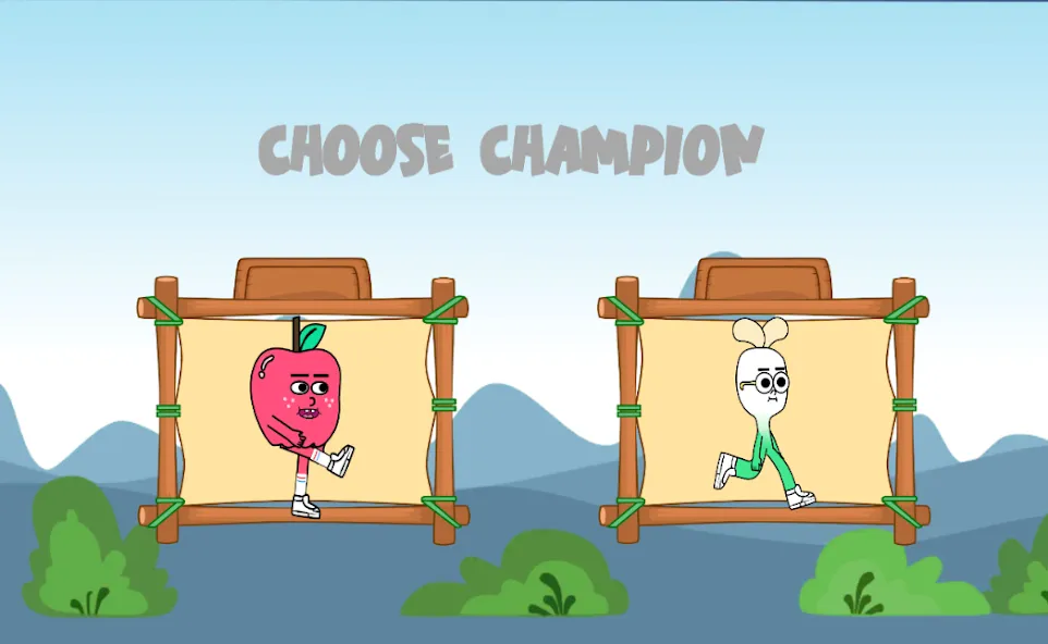 Взломанная Apple and Onion Running Game на Андроид — Много денег — скриншот 3