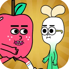 Взломанная Apple and Onion Running Game на Андроид — Много денег