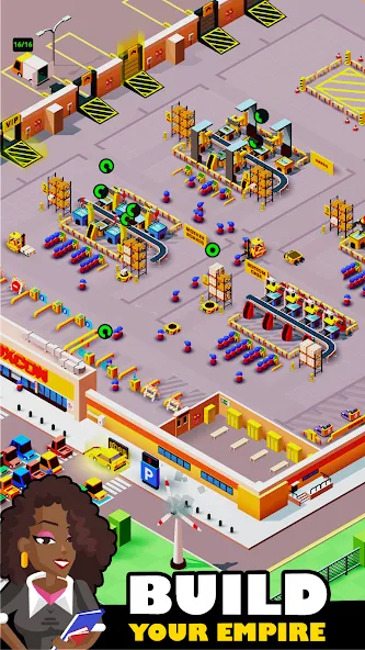 Скачать Idle Smartphone Tycoon Factory на телефон — Много денег — скриншот 2