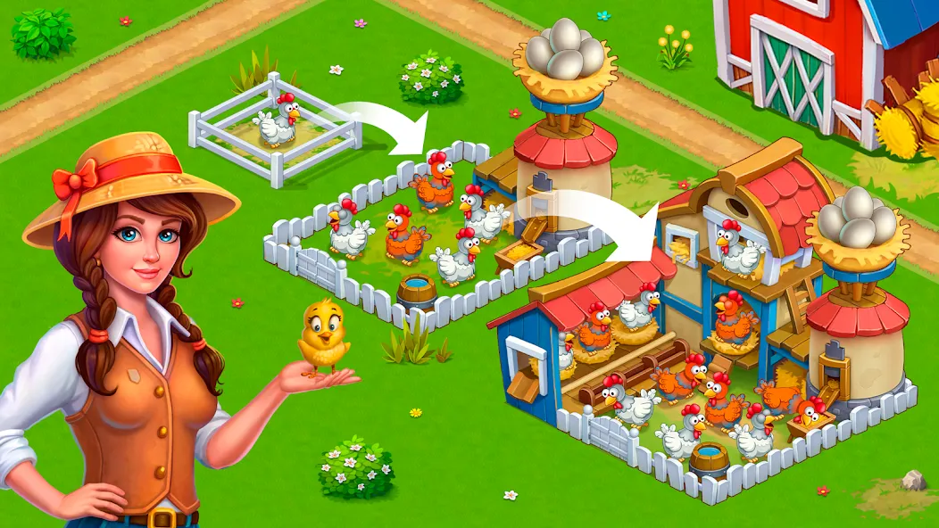 Idle Farmer: Mine Game MOD APK — Много денег и без рекламы — скриншот 2 Idle Farmer: Mine Game MOD APK — Много денег и без рекламы — скриншот 2