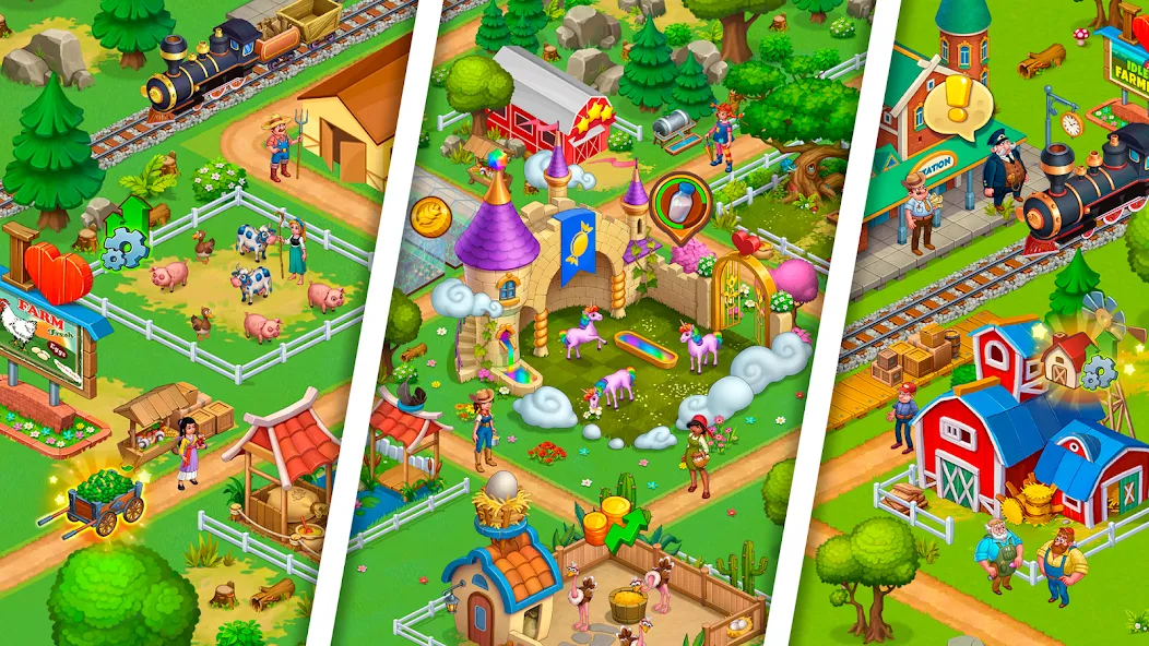 Idle Farmer: Mine Game MOD APK — Много денег и без рекламы — скриншот 3 Idle Farmer: Mine Game MOD APK — Много денег и без рекламы — скриншот 3