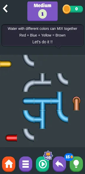 Скачать Color Plumber — Много денег — скриншот 2