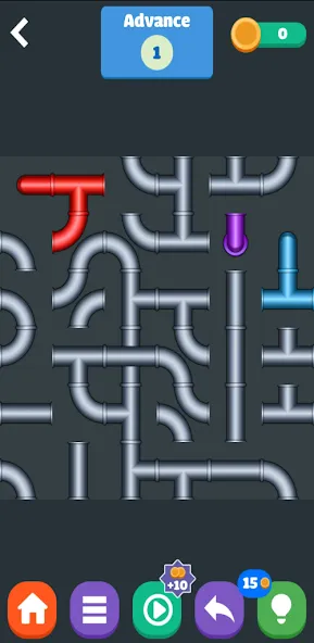 Скачать Color Plumber — Много денег — скриншот 3