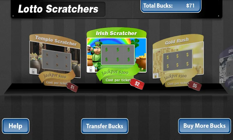Scratch N Win — Взломанная версия (Много денег) — скриншот 2