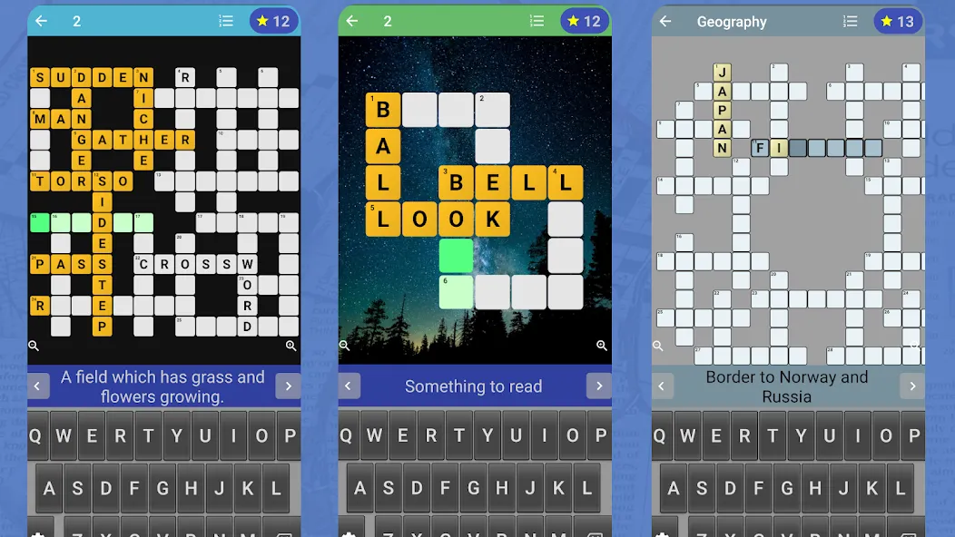 Скачать взломанную English Crossword puzzle — Все слова открыты — скриншот 1