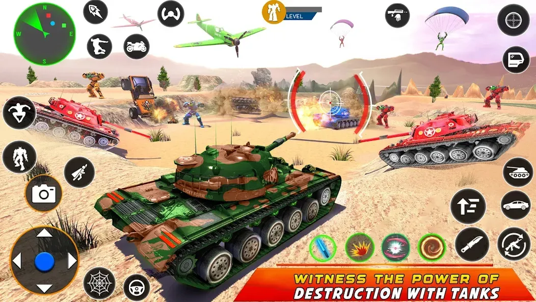 Взломанная Army Bus Robot Car Game 3d на Андроид — Много денег — скриншот 3