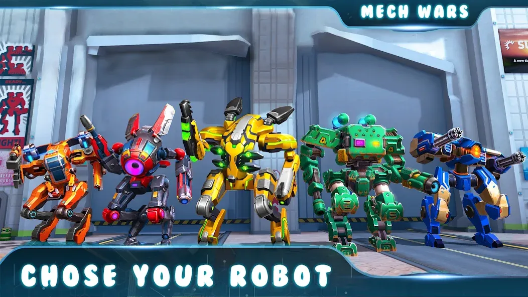 Скачать Spider Mech Wars - Robot Game — Много денег — скриншот 3