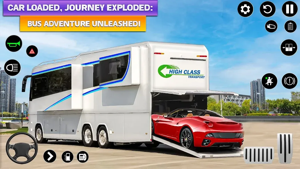 Ultimate Bus Driving Simulator на Андроид — Мод Много денег — скриншот 1
