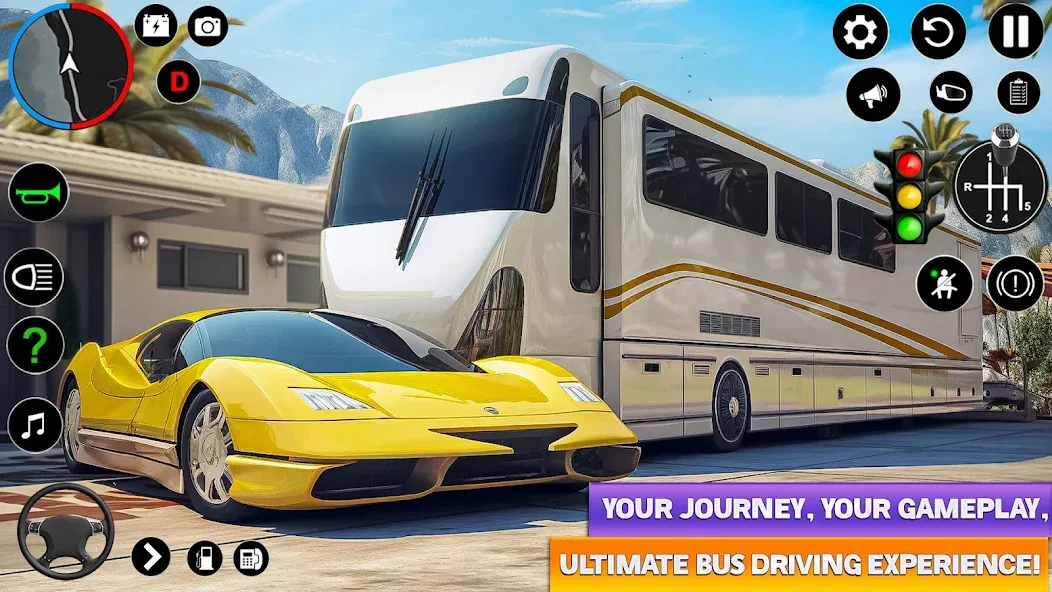 Ultimate Bus Driving Simulator на Андроид — Мод Много денег — скриншот 5