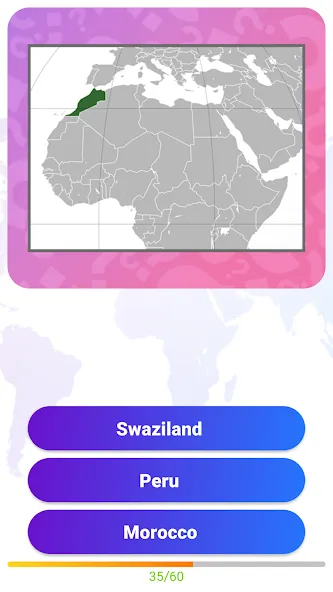 Взлом World Geography Quiz Game — Все уровни разблокированы — скриншот 3 Взлом World Geography Quiz Game — Все уровни разблокированы — скриншот 3