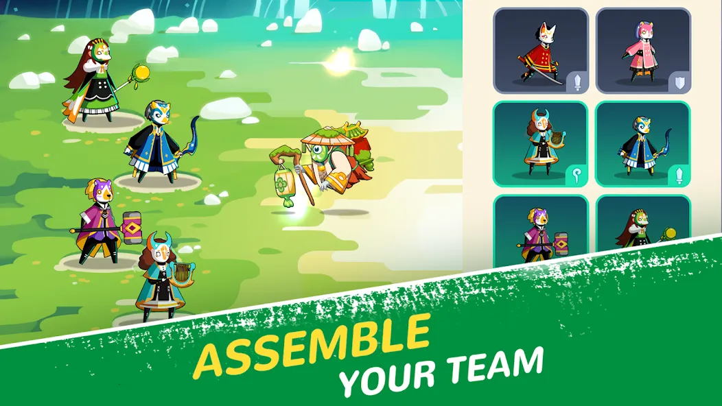 Masketeers : Idle Has Fallen MOD APK на Android — Много денег и кристаллов — скриншот 5