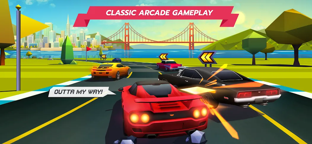 Скачать Horizon Chase – Arcade Racing на Android — Много денег и все машины открыты — скриншот 1 Скачать Horizon Chase – Arcade Racing на Android — Много денег и все машины открыты — скриншот 1