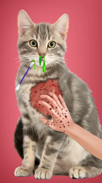 Virtual Cat ASMR Spa Makeover на Андроид — Много денег — скриншот 4