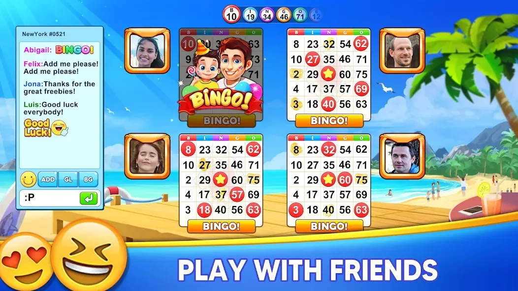 Скачать Bingo Holiday: Live Bingo Game на телефон — Много денег и билетов — скриншот 5
